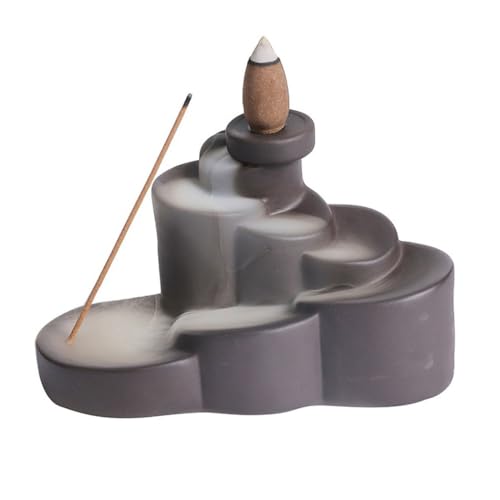Brûleur d'encens à reflux TUSUOD en sable violet moderne