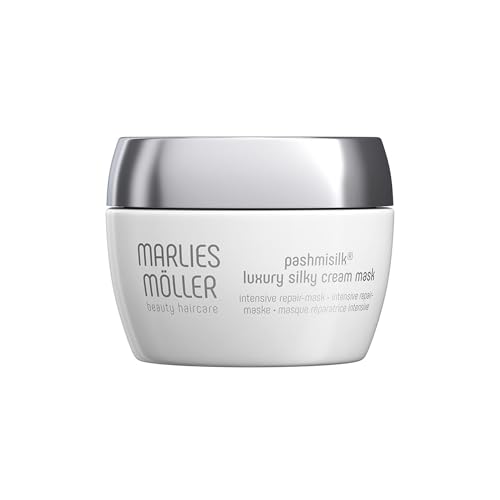 Marlies Möller Pashmisilk Luxury Silky Cream Mask 120 ml - Lujosa mascarilla capilar en crema de seda - Para un cuidado intensivo y más volumen - Con seda pashmina - Para cabellos dañados y exigentes