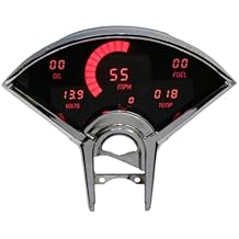 Chevrolet Bel-air Digital Dash 1955-1956 Red Leds Intellitronix DP1101R