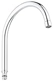 Gallonen pro minute: 2 ,5 gpm GROHE Rohrauslauf (langlebig), chrom, 13966000