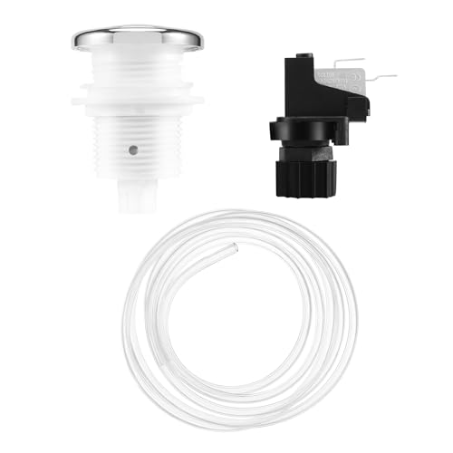 RESFNSE 16A On Off Push Button Switch Jetted Jet for Bath Tub Spa Garbage