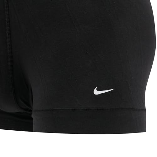 Nike Herren Everyday Cotton Stretch Boxershorts, Schwarz, XS EU – Ansicht 3