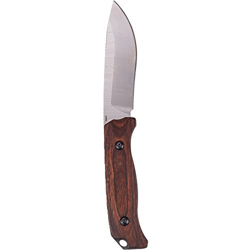 Benchmade - Saddle Mountain Skinner 15001-2 Knife, Drop-Point, Stabilized Wood Handle
