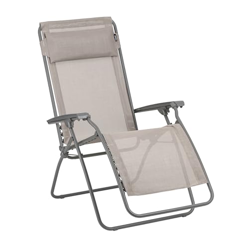 Lafuma Mobilier - R Clip PL AMZ - Fauteuil Relax Zéro Gravité - Chaise Longue Multiposition Pliante Terrasse et Jardin - Toile Batyline Résistante - Fabriqué en...