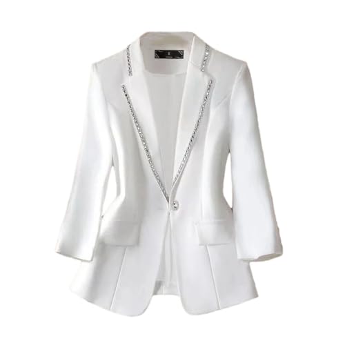 Cardigan fin tendance style blazer d'été à paillettes femme contre la fraîcheur