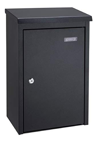 Galvanised Steel Package Parcel Box Included Secure Package Delivery Mail Boxs Locker Parcel Lockable for Porch with 4 Keys