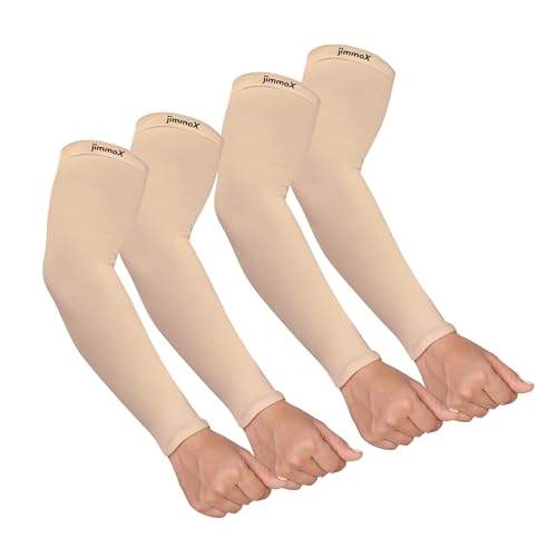 Image of Arm Sleeves for Men & Women, Sun Protection & UV Compression Hand Sleeves for Cycling, Running, Outdoor Sports & Activities, Hand Cover for Bike Riding