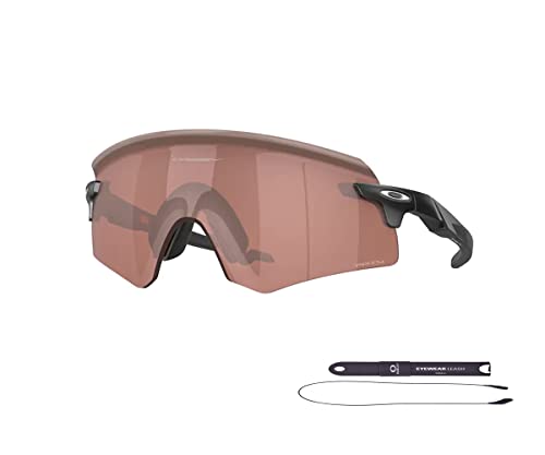 Oakley Encoder OO9471 Shield Sunglasses for Men + BUNDLE Leash+ Bundle Accessory Leash Kit, Microfiber Pouch