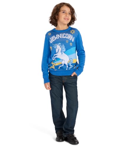 Image of Tipsy Elves Youth Hanukkah Sweaters - Holiday Sweater for Parties and Events