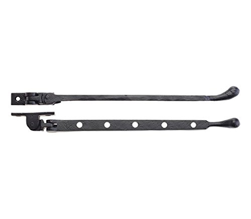 Bulb End Casement Stay 12” (304.8mm) in Black Antique FF91C