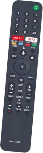 RMF-TX500 - Control remoto de voz compatible con Sony TV XBR-55X950G XBR-75X900H XBR-85X950G XBR-55A8H XBR65X950GA RMFTX500