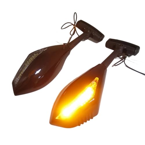 LED �^�[���V�O�i�������~���[�X�Y�L GSXR 600 750 HAYABUS YAMA YZF R6 Kawaski ZX10R �I�[�g�o�C���i�ƌ݊���(MT252-014-GBK-CL)