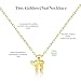 Alef Bet by Paula Hebrew Chai Necklace 14k Yellow Gold Vermeil for Women