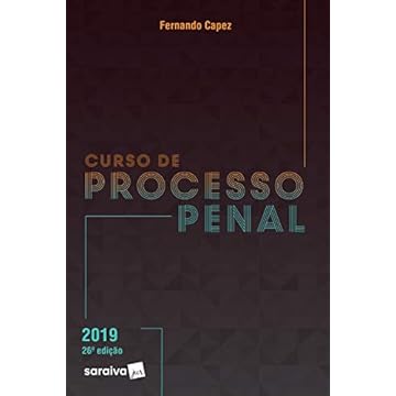 Capa do livro Curso de Processo Penal - 26ª edição de 2019
