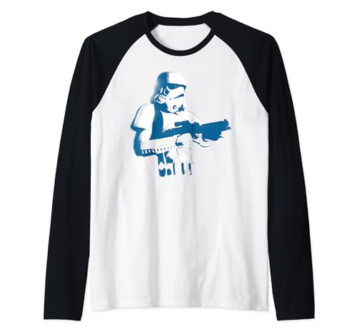 T-shirt Star Wars Stormtrooper baseball raglan manches courtes haut homme coton geek