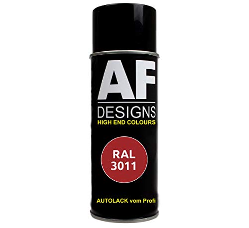 Alex Flittner Designs RAL Lackspray Autolack Sprühdose Spraydose RAL3011 BRAUNROT glänzend