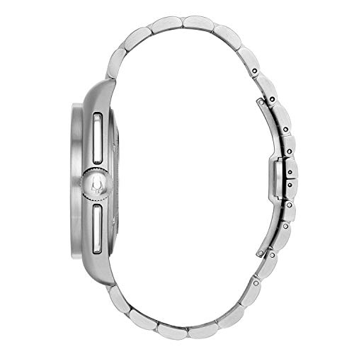 Bulova Archive Series Men's Watch, Stainless Steel Lunar Pilot Chronograph, Silver-Tone (Model: 96B258) by Bulova - Image 3