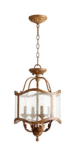 Quorum International Salento 13" Glass Dual Mount - Vintage Copper - 2906-13-39 #TOP10