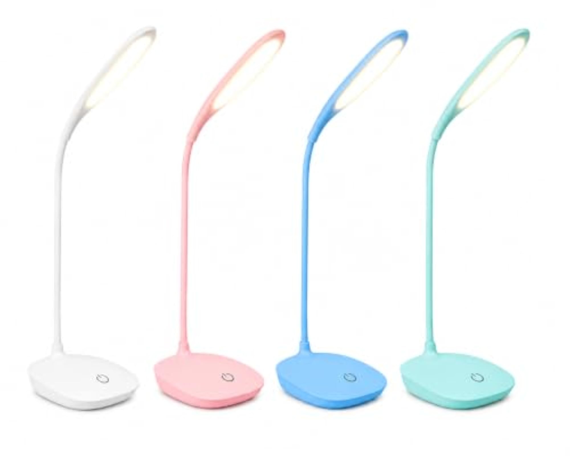 LED Study Lamp with Flexible Gooseneck and Touch Control