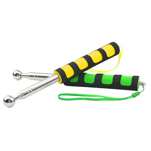 Pasdrucn 2 Pcs Telescopic Flagpole Portable, Stainless Steel Tele...