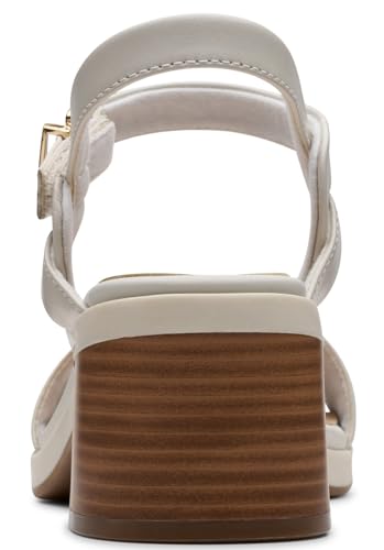 Clarks Clarks Women Jaylan Ray Off White Leather 8.5 Medium
