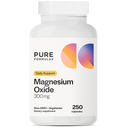 PureFormulas-Magnesium-Oxide-300-mg-Supports-Healthy-Heart-Function-Immune-Support-Muscle-Recovery-Leg-Cramps-Relaxation-Non-GMO-250-Vegetarian-Capsules