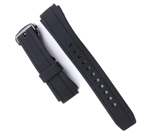 Bracelet montre silicone Edifice EF-552 avec boucle acier inoxydable durable premium