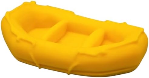 Life Raft Miniature – Inflatable Boat Terrain Piece for Modern Tabletop RPGs, Dioramas & Survival Display Scenes – 3D Printed in Canada