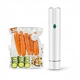 Hand-Vakuumierer mit USB-Aufladung und 30 Beuteln, für Lebensmittel, schnell & kabellos versiegeln, perfekt für Haus, Camping und Outdoor-Aktivitäten