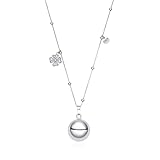 Dada Gioielli - Collana Chiama Angeli Gravidanza Quadrifoglio Fortuna Zirconato Catena Ros...