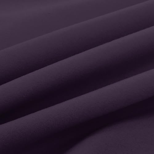 Image of Elegant Comfort Luxury Ultra-Soft 2-Piece Pillowcase Set 1500 Thread Count Egyptian Quality Microfiber Double Brushed-100% Hypoallergenic-Wrinkle Resistant, Standard /Queen Size, Purple