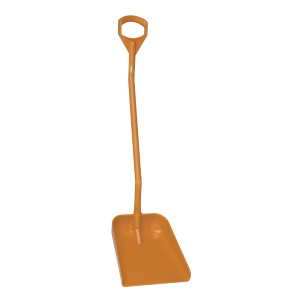 Vikan Hygiene – Schaufel – ergonomischer Griff – große Klinge – Polypropylen – Orange