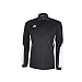 Adidas Mens Climalite Long Sleeve Sideline Polo (XX-Large, Black White, Regular)