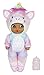 Baby Born Surprise Animal Babies Series 5/ Unwrap Surprises; Collectible Baby Dolls W/Soft Swaddle and Bunny Pouch;Dinosaur, Unicorn, Lion, Penguin, Cow. Gift K Ages 3+, Multicolor