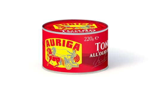 Auriga Tonno in Olio di Oliva 220gr.Senza conservanti. Fonte di Proteine.