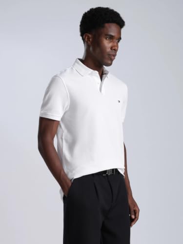 Image of Solid Regular fit Cotton Polo t-Shirt