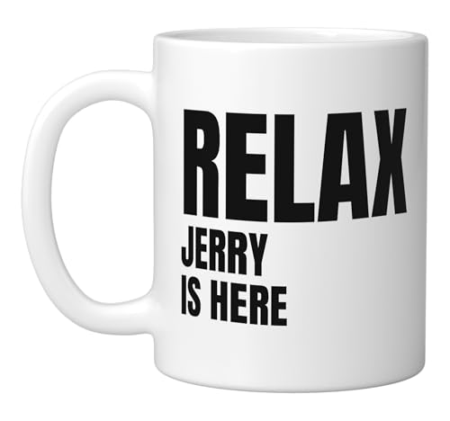 Taza de cerámica con diseño Relax Jerry Is Here 11 oz miniatura 1