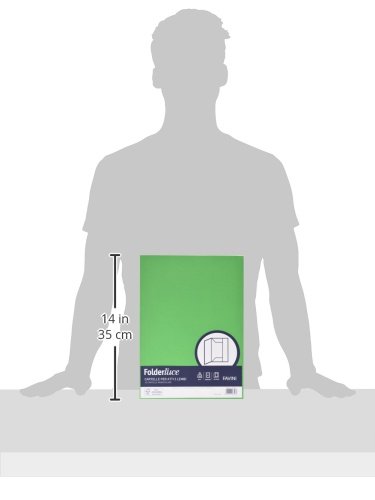 Cartelline In Cartoncino Favini Luce&Acqua - 25 Pezzi Formato A4 Verde - Foto 6