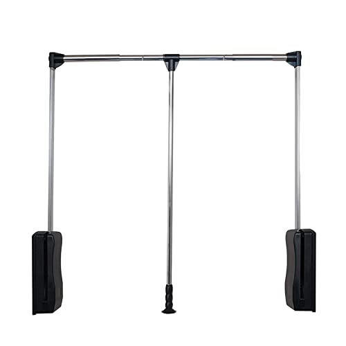 Tringle de penderie rabattable avec vérin hydraulique pour meuble dressing
