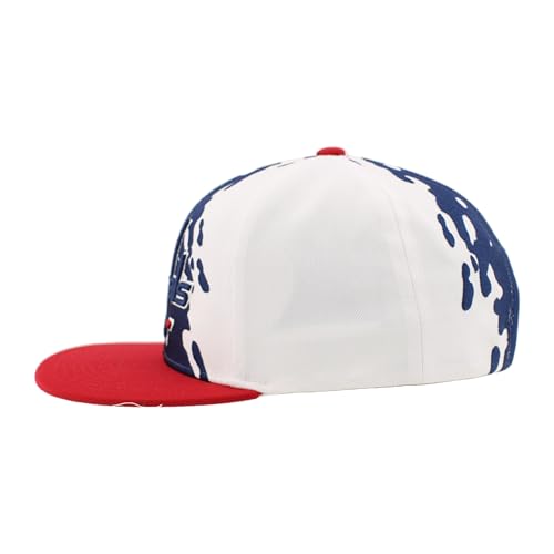 Image of ZHATS NHL Unisex-Adult NHL Officially Licensed Adjustable Snapback Hat Flat Bill Z11 Retro Paintbrush