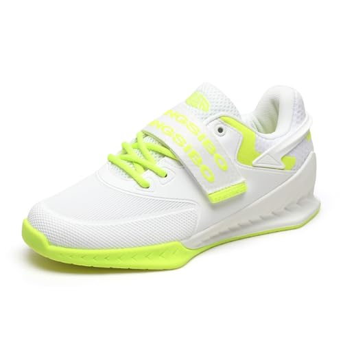 MINGSIBO Powerlifting Scarpe da Sollevamento Pesi Unisex per Adulti, Fitness, Squat, Scarpe per Bodybuilding, 38 EU