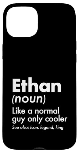 Ethan Like A Normal Guy Only Cooler Legend King �t�@�[�X�g�l�[�� �X�}�z�P�[�X iPhone 15 Plus �p