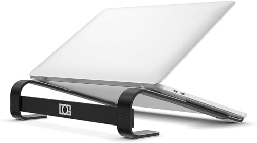 OneCut Laptop Stand, Ergonomic Laptops Riser for Desk - Computer Stands for All 10-18 inch HP, Dell, Lenovo, Microsoft, Macbook - Improve Posture and Reduce Neck Strain (Black) OneCut Laptop Stand, Ergonomic Laptops Riser for Desk - Computer Stands for All 10-18 inch HP, Dell, Lenovo, Microsoft, Macbook - Improve Posture and Reduce Neck Strain (Black)
