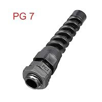 sourcing map 12Stk. PG7 Kabel Wasserdicht Kunststoff Gelenke 3mm-6.5mm Dia – Ansicht 4