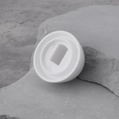 eMagTech 4 Paar 3,5 x 2 Cm Toilettenbolzenkappen Kunststoff-Abdeckungsset Zum Abdecken Verrosteter Bodenbolzen