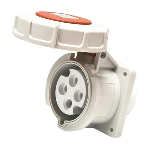Enchufe industrial empotrable de 32A IP67 para talleres y naves de producción 2
