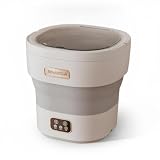 12L Collapsible Portable Washing Machine with Spin Dryer for Underwear