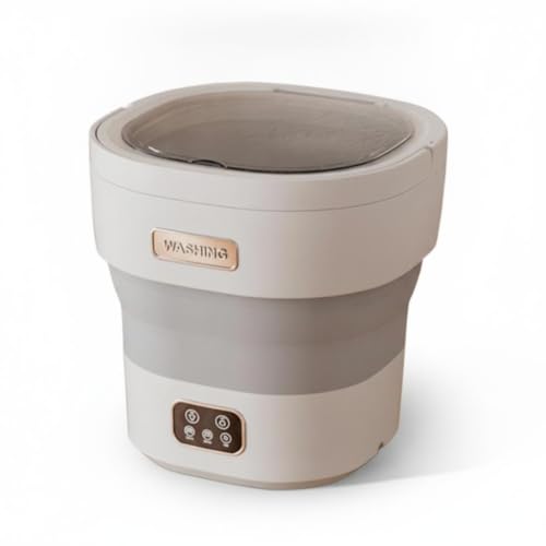 12L Collapsible Portable Washing Machine with Spin Dryer for Underwear