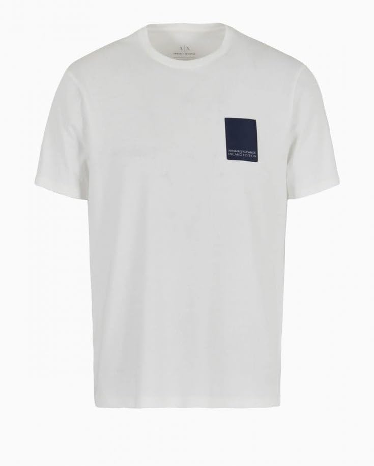 Armani Exchange Men's Limited Edition Milano Edition Regular Fit Patch Logo Tee - Image 4