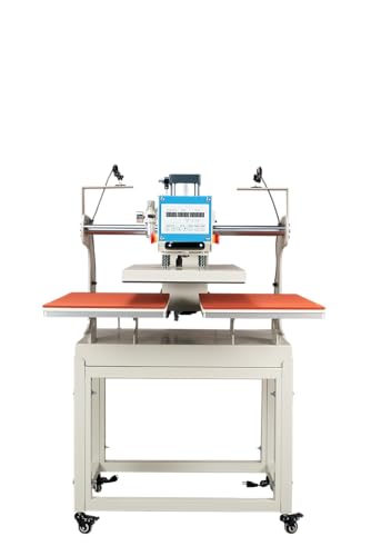 Prensa Térmica Neumática Doble 16x24 con Autodeslizante y Apertura Superior miniatura 7